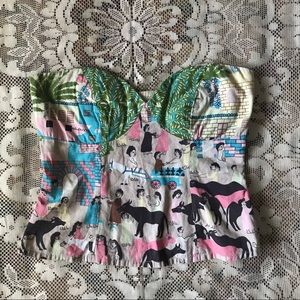 Tracy Reese Bazaar Strapless Bustier